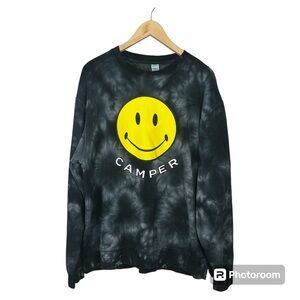 Independent Trading Co Men’s Tie Dye Crewneck Sweatshirt Size XL